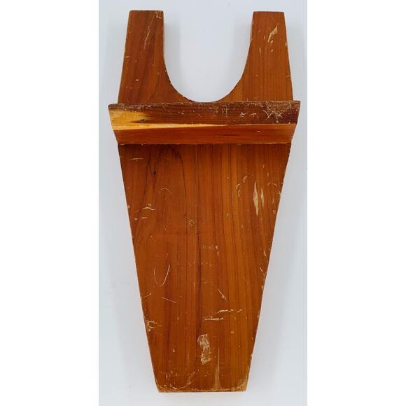 Wooden Boot Jack Remover Puller Lifter Tool Aid Cowboy Stand 13.5"x 6" Imperfect - Picture 2 of 6